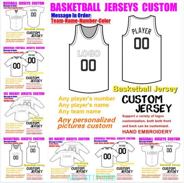 

custom mens womens youth american football jerseys sports baseball ice hockey basketball vapor untouchable 2021 jersey sew 4xl 5xl 6xl, Black