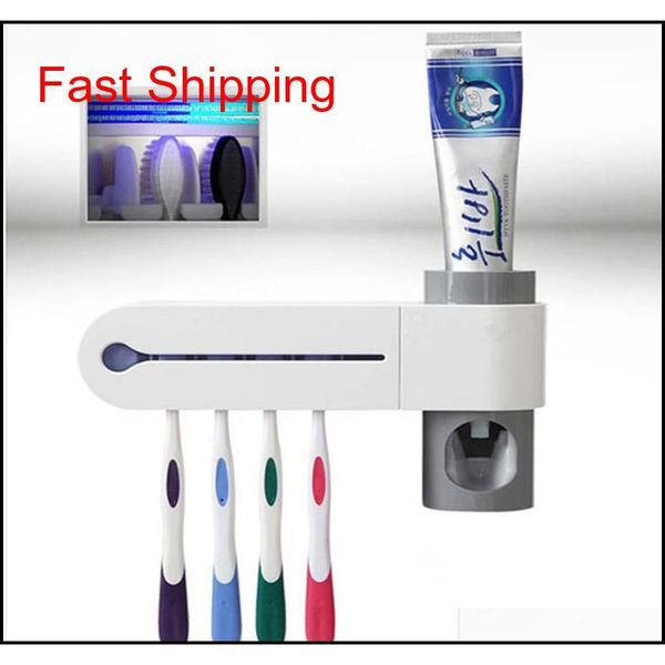 

antibacteria uv light ultraviolet sterilizer toothbrush holder cleaner bathroom organizer matic toothpaste d qyllbf dh_seller2010