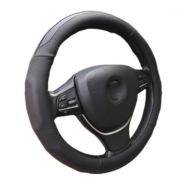 

microfiber pu leather car steering wheel cover for universal car steering wheel 38cm/15inchs styling accessories1