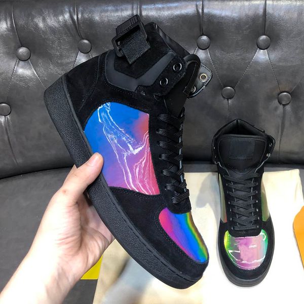 

горячие продажи - последние моды женщины мужские обувь роскошные дизайнерские обувь rivoli кроссовки размер загрузки 35-44 дизайнер shoesc01, Black