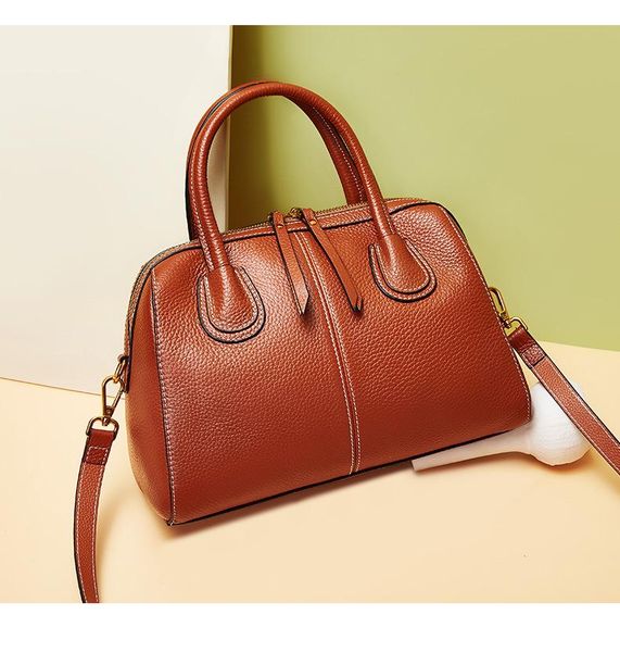 

genuine leather women handbag boston bags female vintage shoulder messenger bags ladies large totes bag ladies