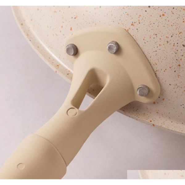 

thickened bottom stone frying pan multifunction non-stick pans deep nougat pot big jllxzg bdegarden