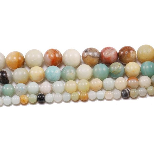 

4 6 8 10 12 mm matte round natural stone beads spacer bead for jewelry making diy necklaces bracelets bulk h bbyalc