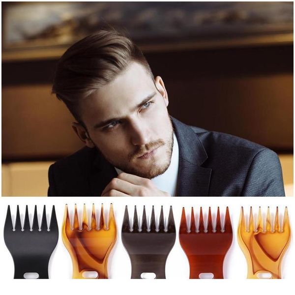 

men salon large tooth hairdressing comb professional plastic wide tooth hairdressing comb plastic wide tooth hair styl sqcbnb, Silver