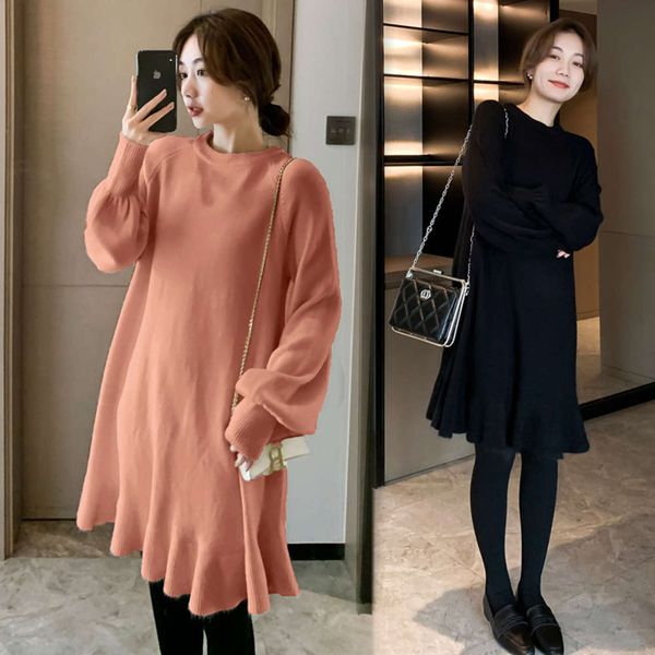 

pregnant 2020 drs women's fashion new autumn and winter sweater spicy mom, White