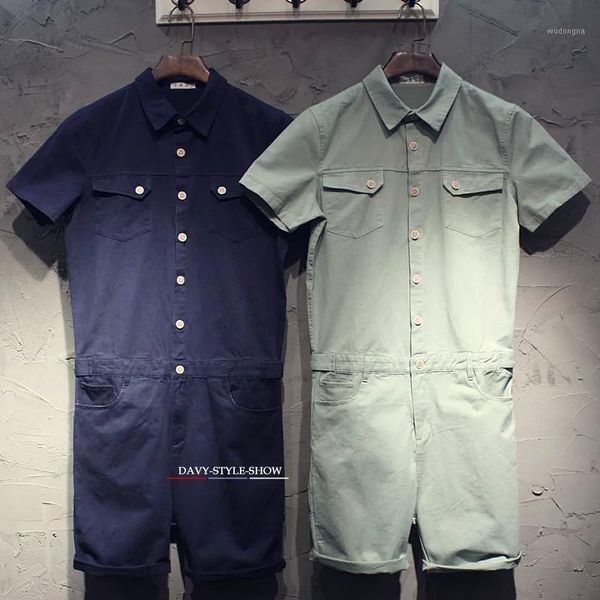 

xxl 2020 men's jumpsuit fashion jeans trend1, Blue