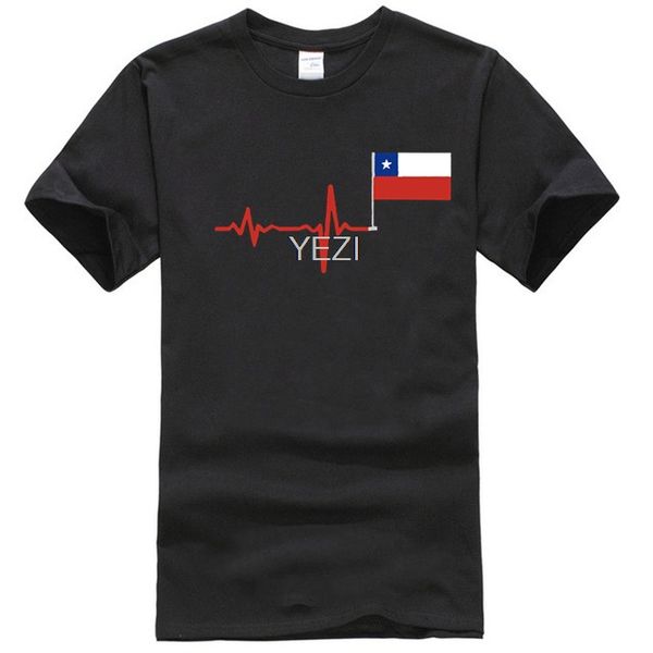 

heartbeat chile flag gift man creature family male classic stylish mens 3xl man quality hoodie designers t shirts sweatshirt