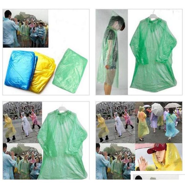 

one-time raincoat fashion disposable pe raincoats poncho rainwear travel rain coat rain wear qyloxx ppshop01