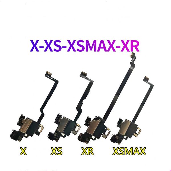 

for iphone xs/ xs max xr x ambient proximity light sensor flex cable ribbon with ear speaker for iphone xr replacement parts