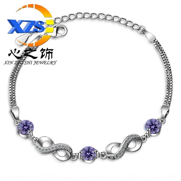 

heart ornament korean small fresh bracelet girl bracelet diamond jewelry diamond amethyst mori student jewelry yuyt0, Golden;silver