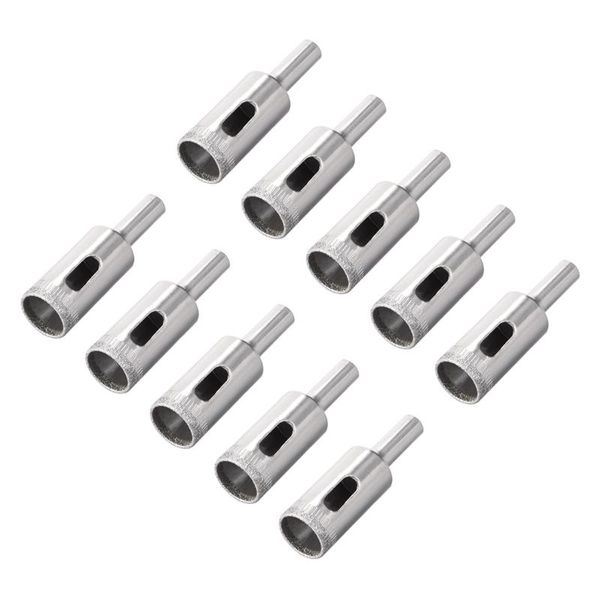 

uxcell 16mm diamond drill bits hole saws for glass ceramic porcelain tiles 10 pcs