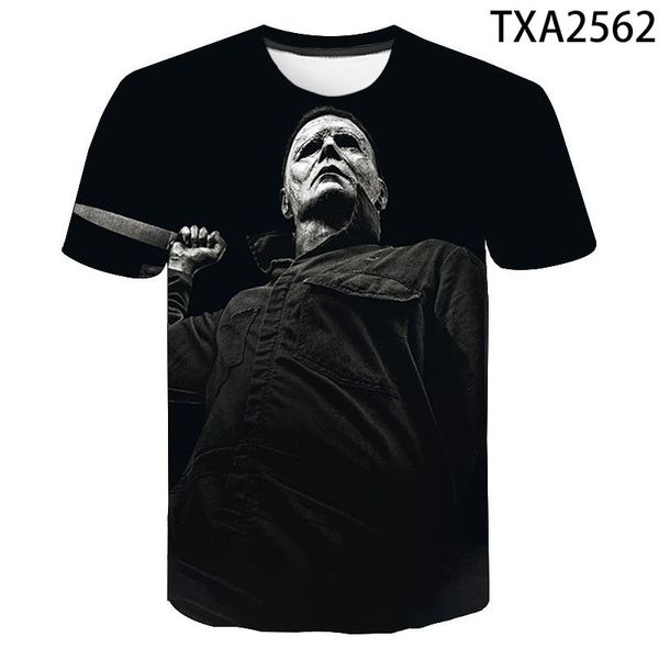 

michael myers boy girl printed cool 3d print shirts kawaii oversized kawaii men clothing