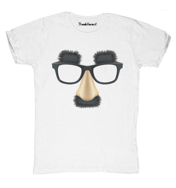 

new t-shirt blaze man mask glasses mustache gift idea1, White;black