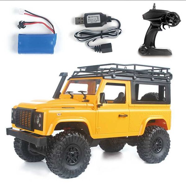 

1/12 mn d90 rc car 2.4g remote control high speed off road truck led lights vehicle crawler buggy climbing rc toys gift 220119