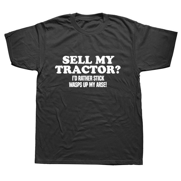

спорт новый смешной продать мой трактор farmer t shirt мужчины короткие рукава hip hop крупногабаритные o-образным вырезом хлопок футболки