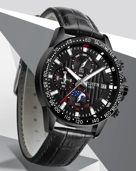 

wlisth men men's black pvd products selling quality brand shi stainless steel new fashion luminous, Slivery;brown