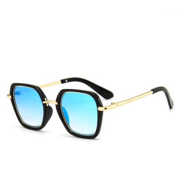 

sunglasses 2021 kids anti-uv classic retro uv400 square shape alloy frame acrylic material lenses 1825 protection eyewear1, White;black