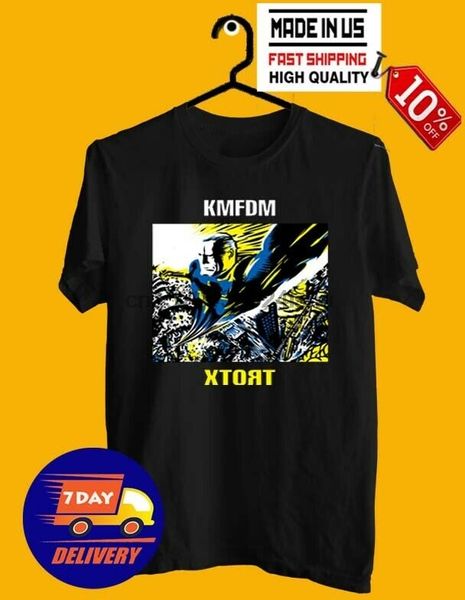 

sport kmfdm xtort black t-shirt size s to 3xl