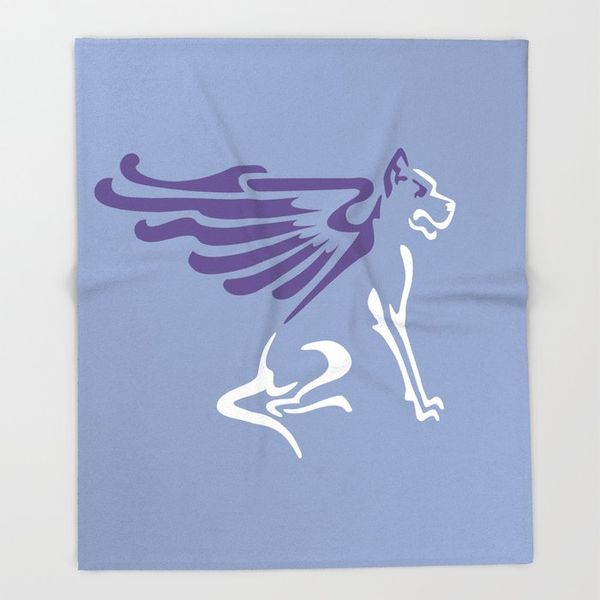 

dog cartoon design blankets purple monsters winged dog throw blanket home primitive decor throw blanket for sofa ing