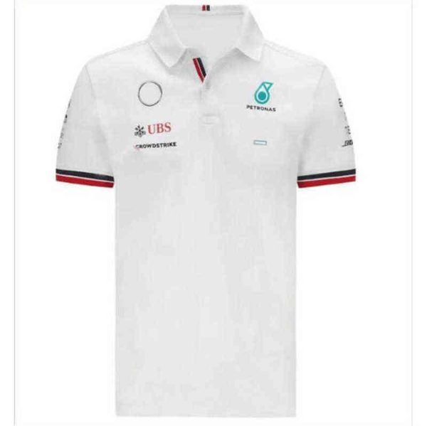 

petronas men's luxury t shirts designer mercedes amg f1 formula one racing polos women casual short sleeve t-shirts benz polo lewis ham, White;black