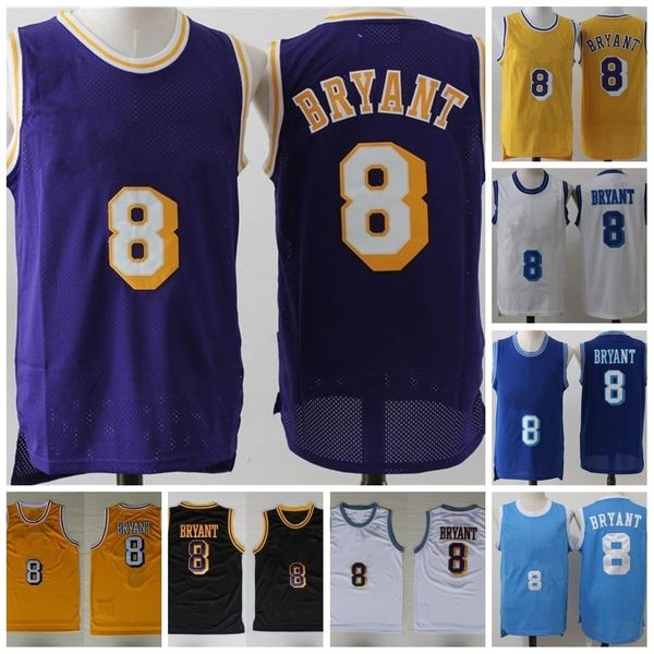 

8 jersey vintage stitched name number basketball jerseys 1996 1997, Black