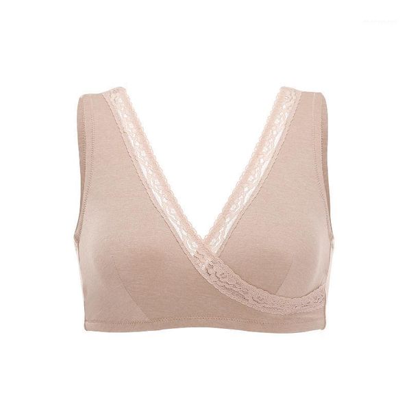 

bras women's gentle comfortable sleep wide straps plus size bra wire, Red;black