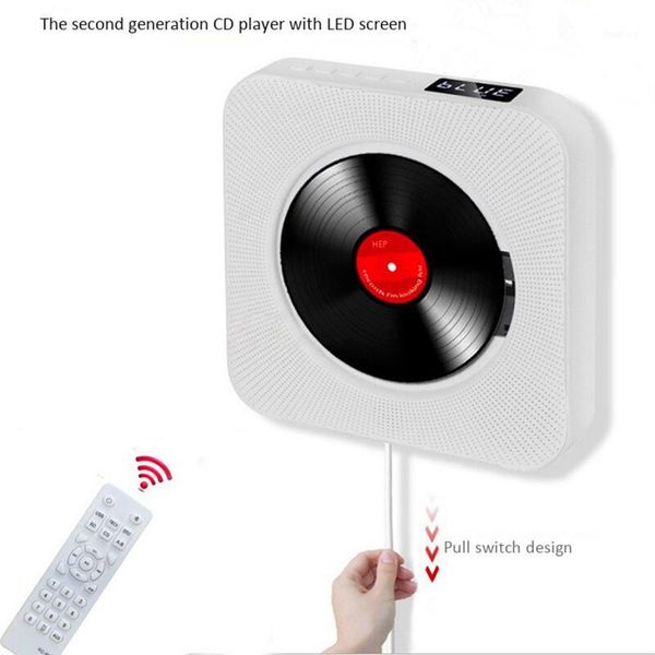 

bluetooth wireless led screen cd player sound mp3 tf card u disk aux 3.5 usb play wall deskspeaker fm radio1