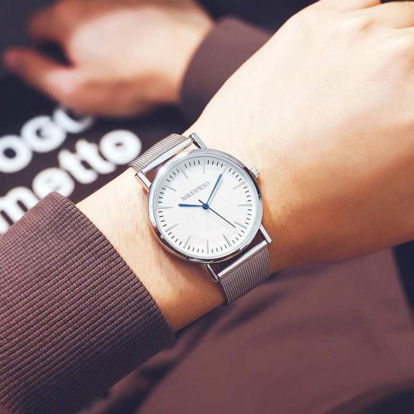 

and it is suitable for men's women's watch with simple style and ultra-thin steel belt mesh belt, Slivery;brown