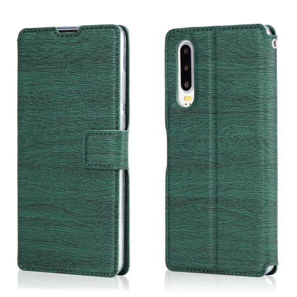 

for xiaomi mi 9 ultra-thin tree texture horizontal flip tpu pu leather case with card slots holder lanyard