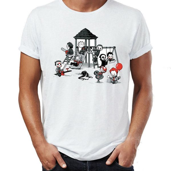 

men's maniac park horror movie theme park jason clown saw halloween hoodie designers t shirts sweatshirt
