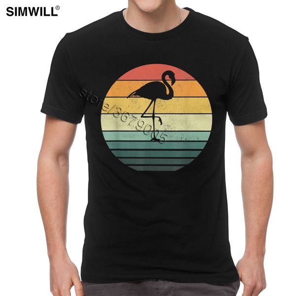 

vintage flamingo classic phoenicopteridae bird tee short sleeve retro sunset 70s animal nature lovers hooded sweatshirt hoodie men t shirt