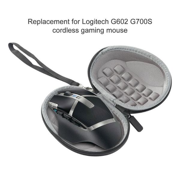 Move sem fio gaming gaming mouse saco de armazenamento de viagem à prova de choque caso substituição de caso difícil para MX Master 3 G602 G700S