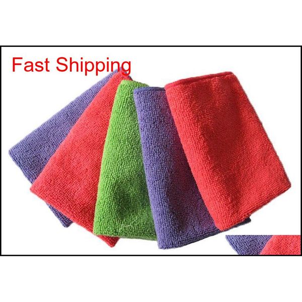 

5pcs/lot microfiber towels 11.8"*11.8" multi-function towels magic dish cloth scouring pad r qylsdx yh_pack
