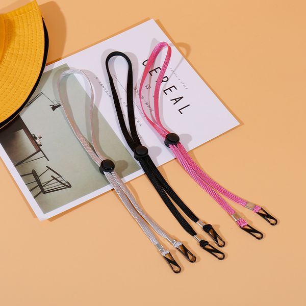 

9 color adjustable anti-lost webbing hanging hook neck ear adjustment extension strap mask rope bwa889