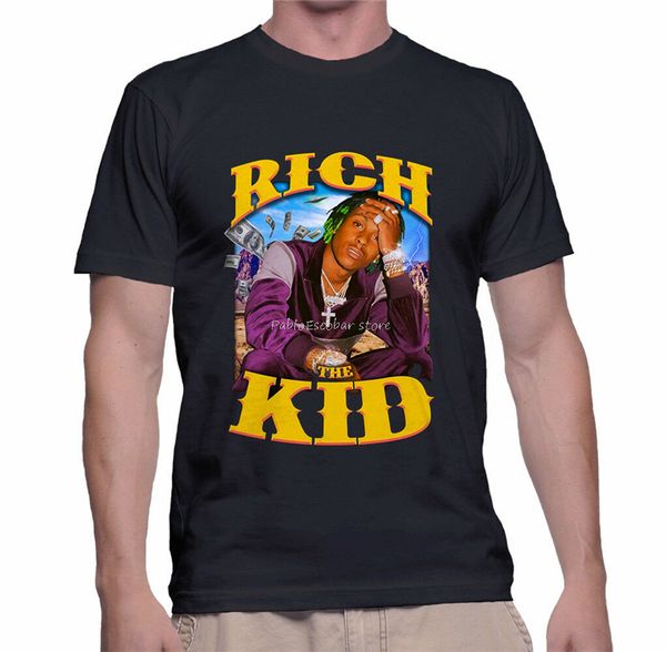 

men cotton male rich the kid vintage size s, m,l,xl,2xl black loose size funny hoodie designers t shirts sweatshirt
