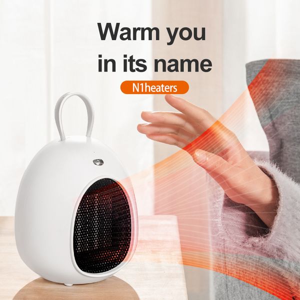 

electric heater mini portable warmer for indoor heating camp adjustable thermostat for home office room fast winter warmer fan