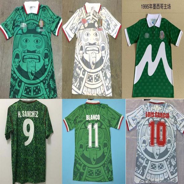 

men 1998 retro mexico soccer jerseys zidane henry vintage futbol camisa football mexican camisetas shirt maillot, Black;yellow