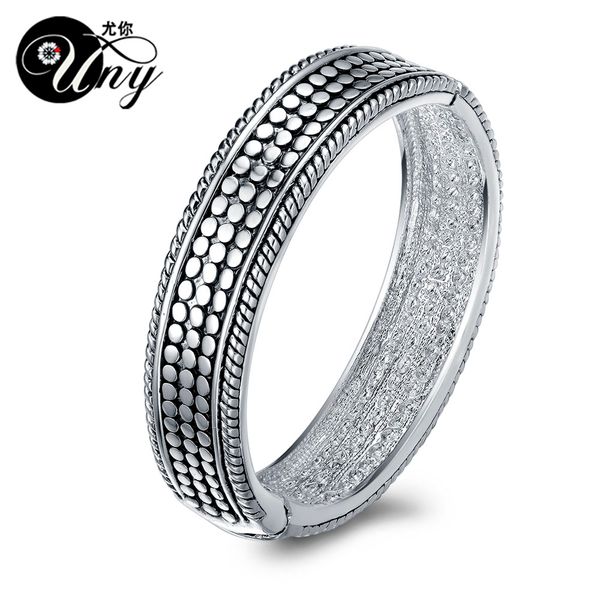 

bangle uny fashion brand david jewelry dots vintage retro elegant beautiful valentine mothers day gift bracelet, Black