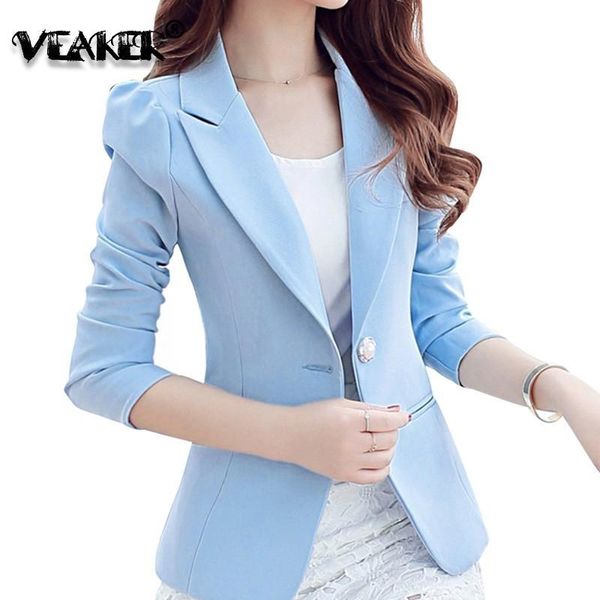 

2020 spring new women's blazer suit elgant kate jackets slim fit coat office wear female suit blazer white/blue/black 9 colors, White;black