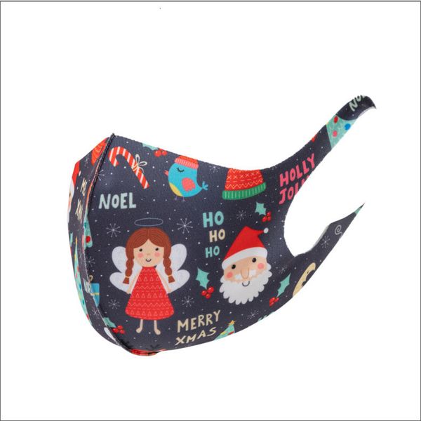 

xmas fashion printed face masks deer anti dust snowflake christmas mouth cover washable reusabcnv0sj