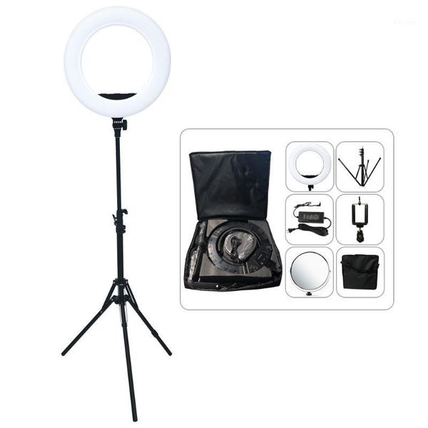 

yidoblo 48w adjustable bio-color ring lamp 2800-5500k wholesale broadcast/video/ pgraphy / makeup ring light led lamp kit1
