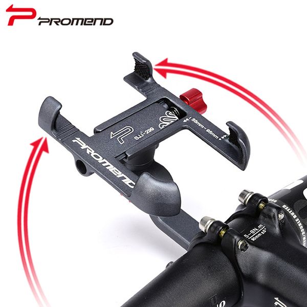 

43fgaluminum rotatable promend 360 alloy mobile bike accessories adjustable bicycle holder mtb phone stand