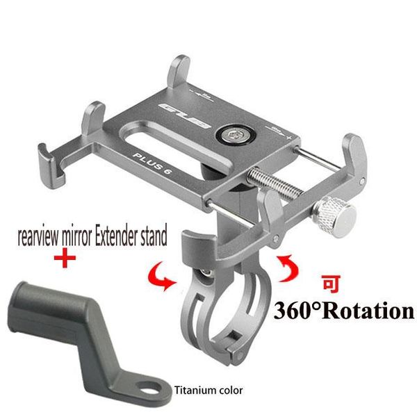 

aluminum alloy mobile phone holders stands bike bicycle motorcycle mobile phone holder suitable rearview mirror extender stand wmtzsq