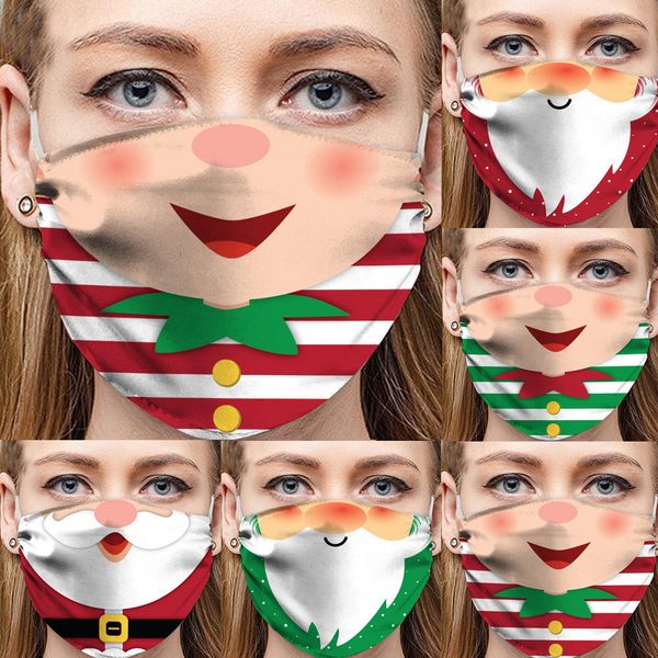 

printed faceless funny mouth new decoration mask for face christmas party fashion reusable masks