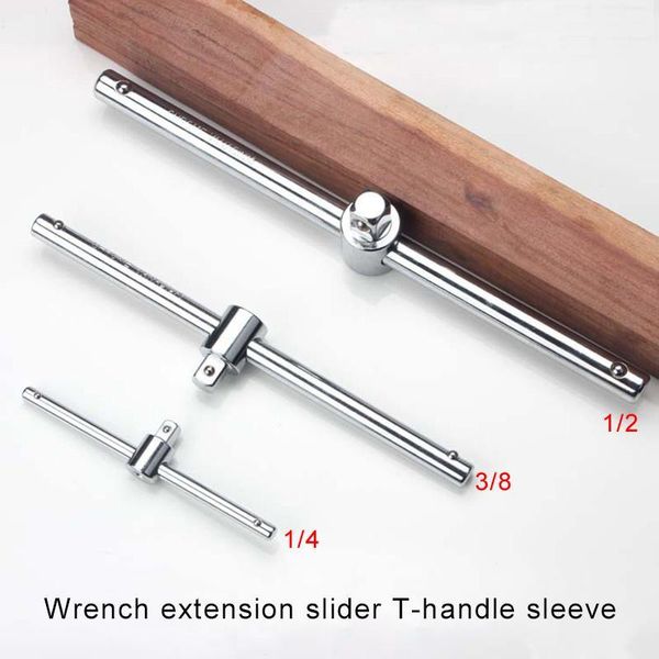 

socket wrench t-handle socketer extension sliding bar connection 1/4" 3/8" 1/2" yu-home1