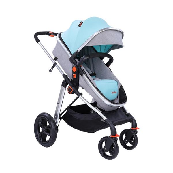 

strollers# high landscape baby stroller, lightweight, folding, sitting and lying four-wheel absorber born stroller
