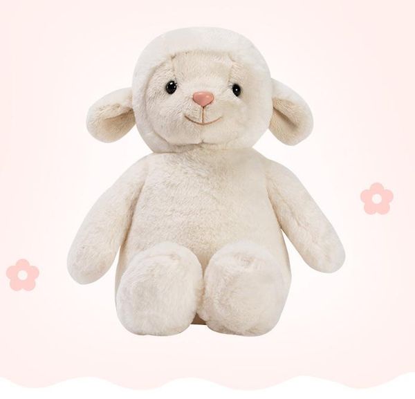 

1pc 23cm cute sheep plush toy soft cartoon animal lamb stuffed doll llama toys baby pillow little girls birthday gifts