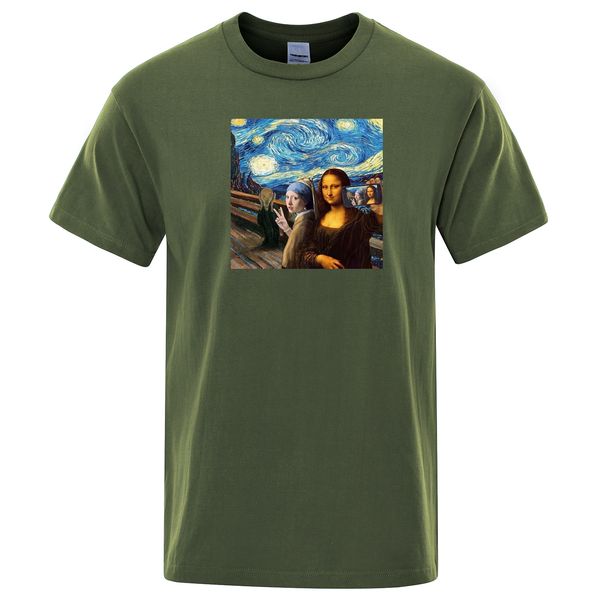 

summer breathable mona lisa's smile funny print streetwear male tshirt man tees sport hooded sweatshirt hoodie men t shirt