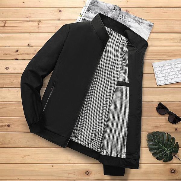 

mantlconx new solid casual jacket men autumn winter outerwear man classic thicken coat men's jackets for male jacket coats m-5xl1, Black;brown