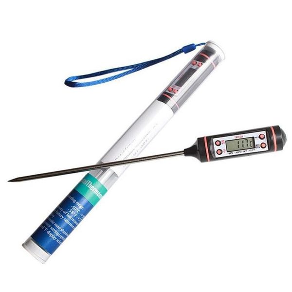 

cooking food probe bbq digital thermometer stainless steel household food meat thermometer probe with 4 buttons kitchen tool vt0518 9qvlh